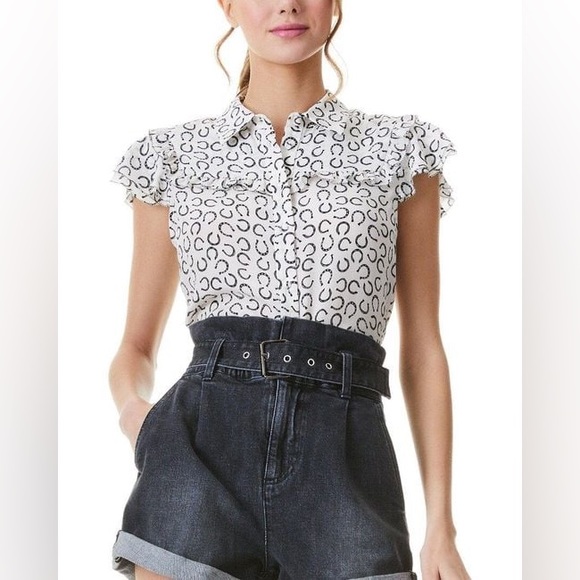 Alice + Olivia Tops - Alice + Olivia Malinda Silk Blouse